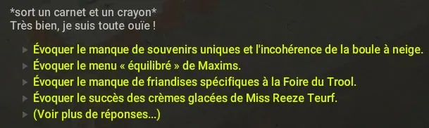 quête Foire en question dofus