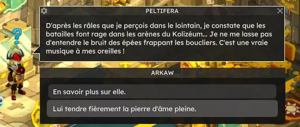 quête Gladiateur dans l'âme dofus