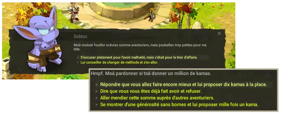 quête La vie en mauve dofus
