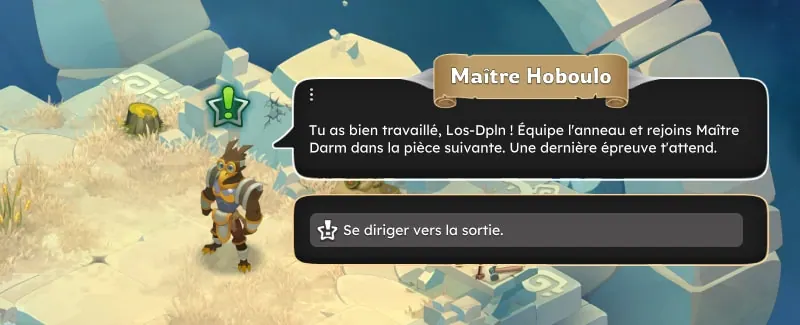 quête Sous le regard des dieux dofus