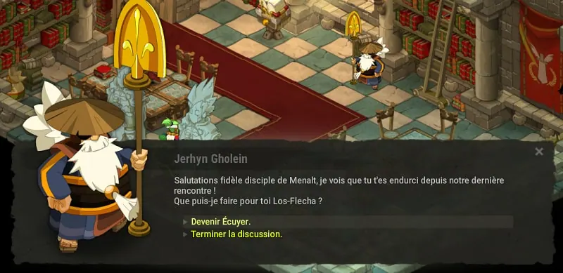 quête Apprentissage Écuyer