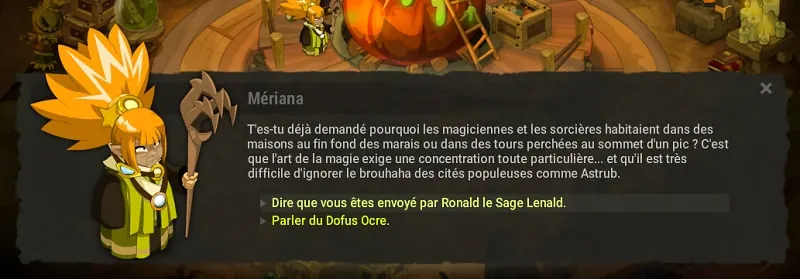 quête La magicienne des marécages