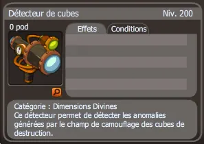 détecteur de cubes