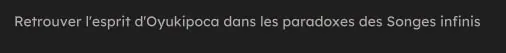 quête Cauchemar infini