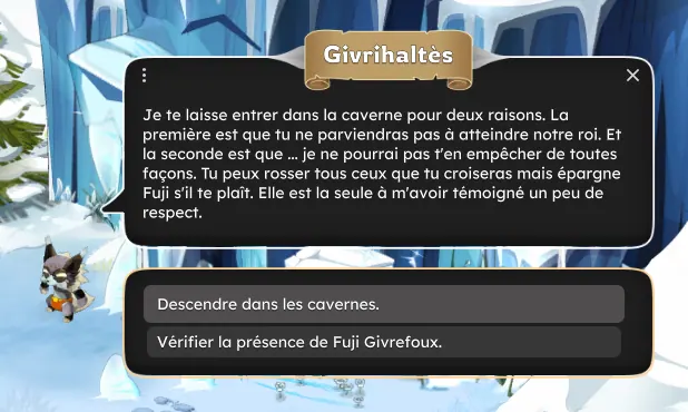 Tanière Givrefoux