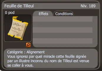 feuille de tilleul