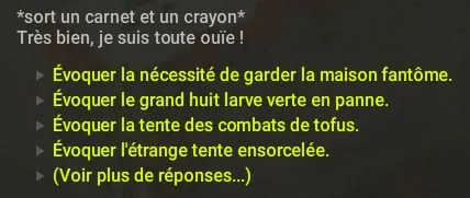 quête Foire en question dofus