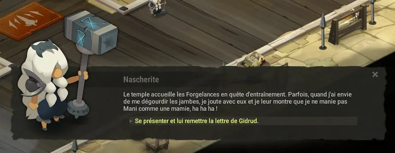 quête Un événement inattendu dofus