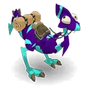 Dragodinde Indigo et Turquoise