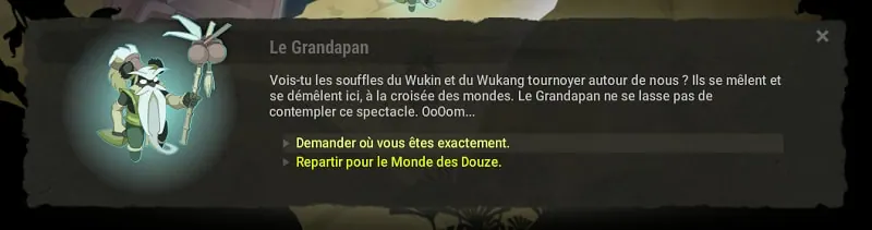 quête À la croisée des mondes dofus