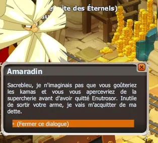 Reconnaissance de dettes dofus