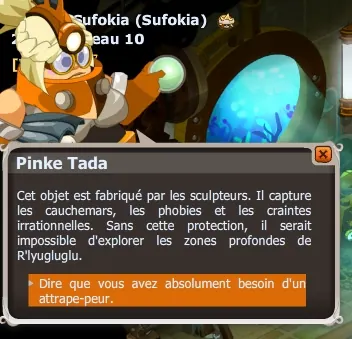 Celle qui glougloutait dans les ténèbres