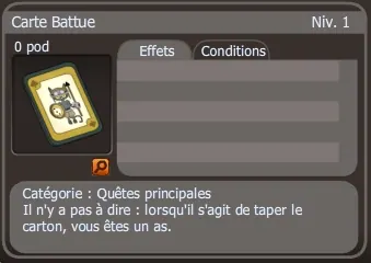 carte battue