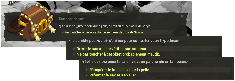 quête Le cauchemar du chemin de l'orme
