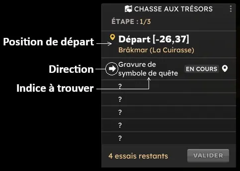 guide chasses aux trésors dofus