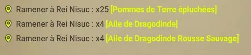 quête Corvée de patate