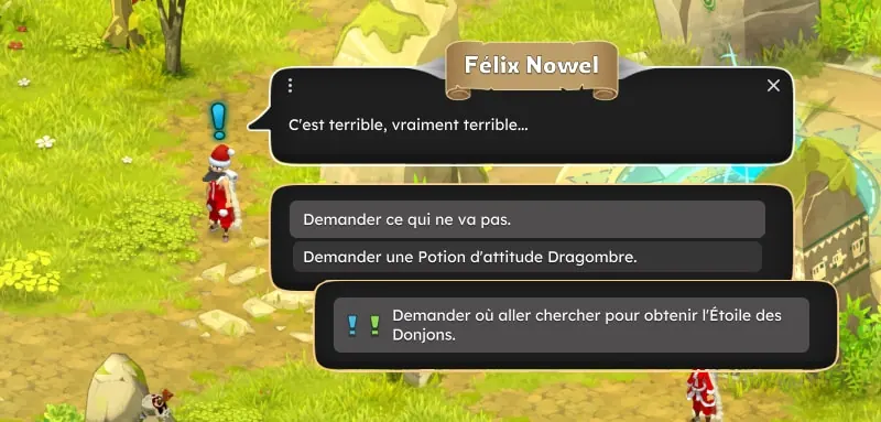 quête Préparatifs de Nowel dofus
