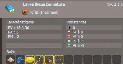 Service commandé : Larves