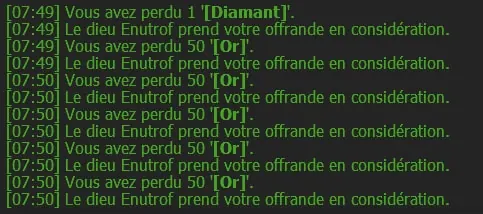 quête Soldats d'infortune dofus