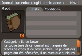 journal d'un entomologiste malchanceux