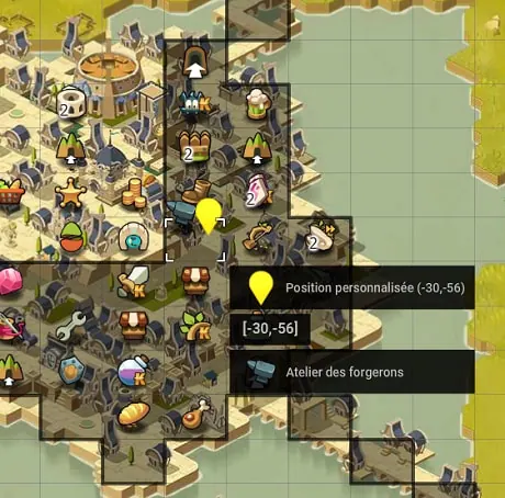 quête Le forgeron aux deux mains gauches dofus