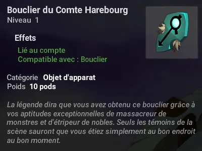 quête Ruée sur le Comte Harebourg
