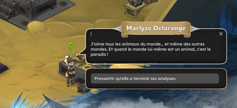 quête Quand on la cherche on finit par tomber dessus dofus