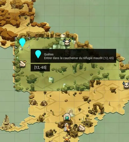 quête Cauchemars prémonitoires dofus