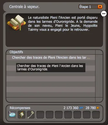 quête Chauffage à moindre frais dofus