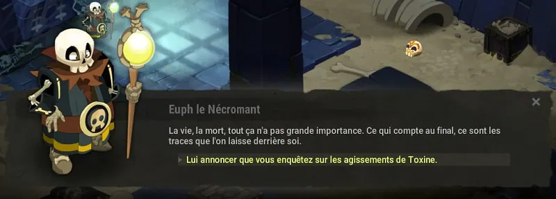 quête Sombres desseins