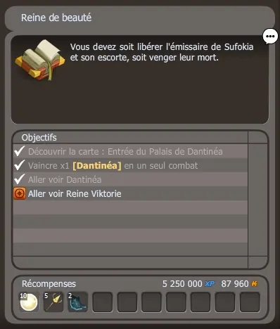 quête Reine de beauté