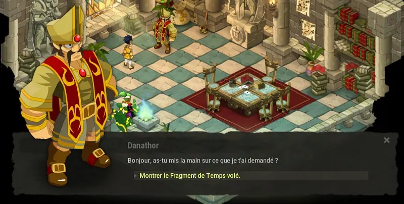 quête Vol du Temps dofus