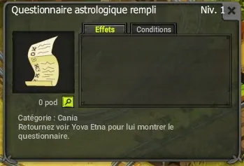 questionnaire astrologique rempli