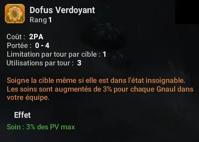sort dofus verdoyant