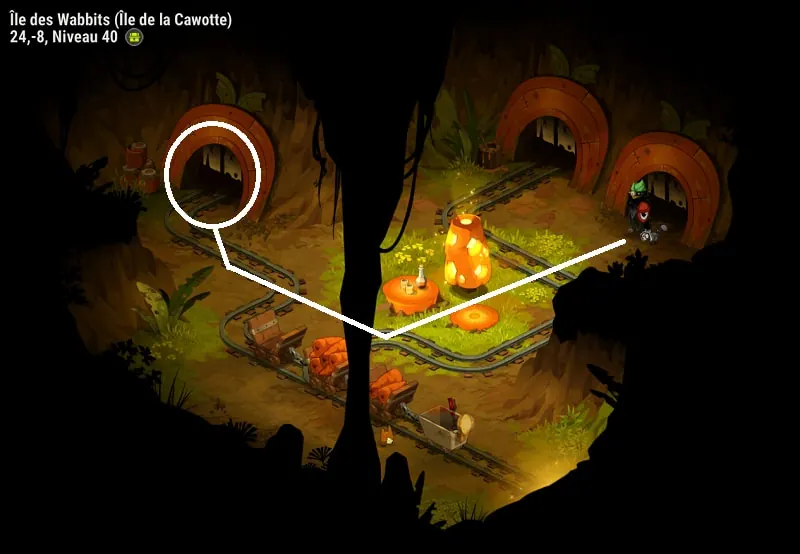 Chemin obtention sort Cawotte