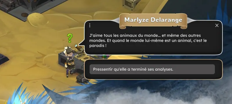 quête La proie des vérités dofus