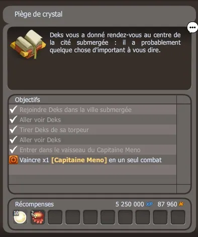 quête Piège de crystal