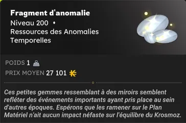 Anomalies temporelles