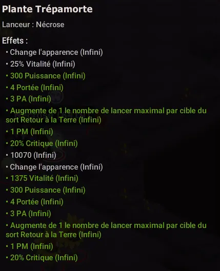 Le héros de Plantes contre Trépamorts dofus