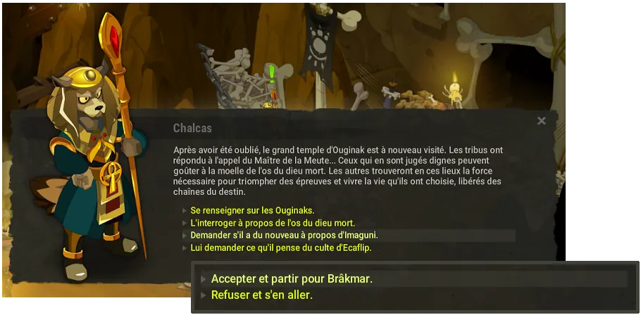 quête Dernier contact