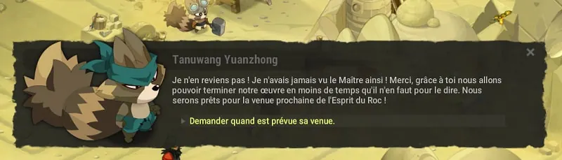 quête Au nom de l'Art dofus