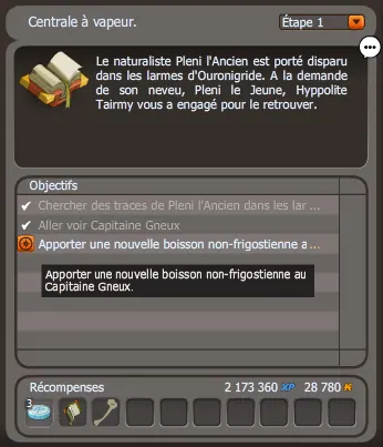 quête Chauffage à moindre frais dofus