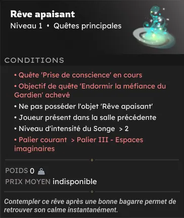 quête Prise de conscience