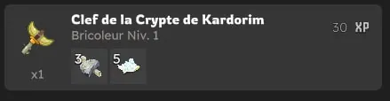 quête Préparation au combat