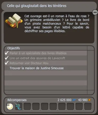 Celle qui glougloutait dans les ténèbres