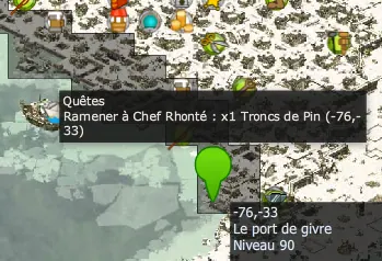 Faire le tas de pin