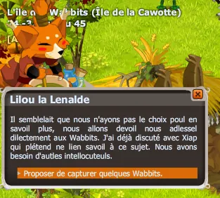 Il y a un os de Wabbit