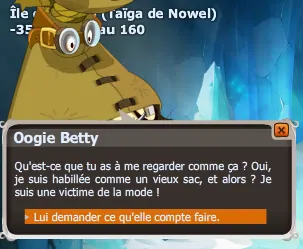 Oogie Betty est une vilaine grincheuse