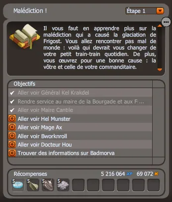 malédiction dofus