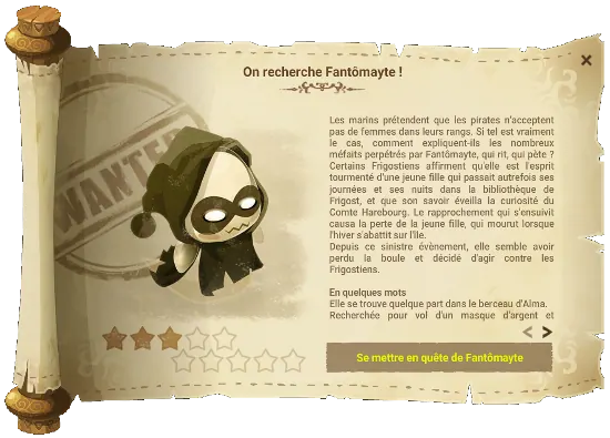 Avis de recherche Fantômayte